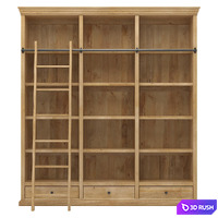 Library Secret De Maison ACADEMY 3D Model Corona