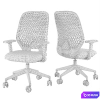 Key Smart office chairs 3D Model Vray, Corona