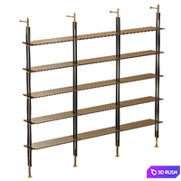 Roll bookcase by Bonaldo 3D Model Corona