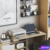 Workplace 172 3D Model Vray, Corona