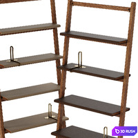 Poltrona Frau Ren Bookcase 3D Model Vray, Corona