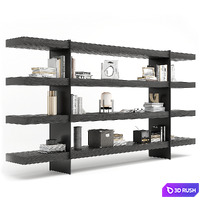 Shelf Barcelona 3D Model Vray, Corona