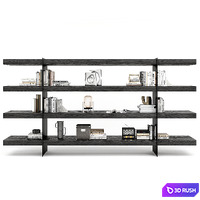 Shelf Barcelona 3D Model Vray, Corona