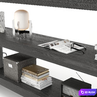 Shelf Barcelona 3D Model Vray, Corona