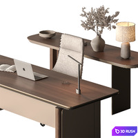 Manager Desk - Office Furniture 673 3D Model Vray, Corona