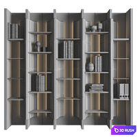 Rack 04 3D Model Vray, Corona