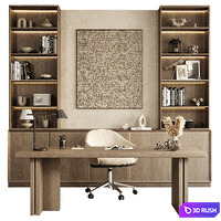 Boss desk 006 3D Model Corona