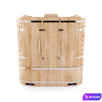 Double phytoblock 3D Model Vray