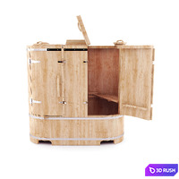 Double phytoblock 3D Model Vray