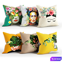 Women_Pillow_Set_001_Society6 3D Model Vray