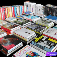 Coffee Table Books: Design and Architecture 3D Model Vray, Corona