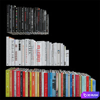 Coffee Table Books: Design and Architecture 3D Model Vray, Corona