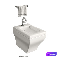 Villeroy &amp; Boch La Belle part 1 3D Model Vray, Corona