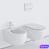 Alice Ceramica Unica Wall-Hung WC 3D Model Corona