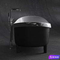 Antonio Lupi Bath Tub 3D Model Vray