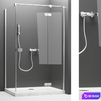 Radaway shower set + Grohe appliances 3D Model Vray