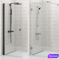 Showers Svedbergs set 86 3D Model Vray, Corona