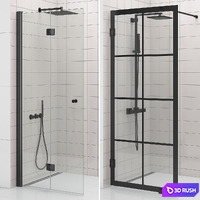 Showers Svedbergs set 86 3D Model Vray, Corona