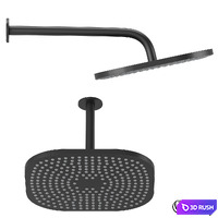 Collection of bath faucets 3D Model Vray