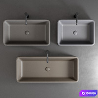 Ceramica Cielo Shui Countertop Washbasin 3D Model Vray, Corona