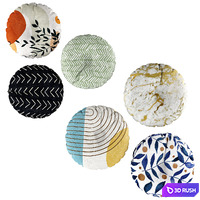 Pillow set 33 | Floor pillows 3D Model Vray