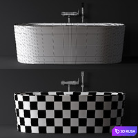 Laufen Val 3D Model Vray, Corona