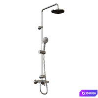 Roca Victoria shower column with overhead shower and single lever mixer 5A9725C00 3D Model Corona