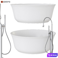 Gessi Goccia Bath | Bath 3D Model Corona