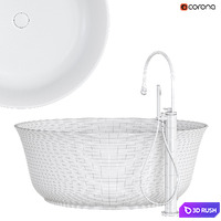 Gessi Goccia Bath | Bath 3D Model Corona