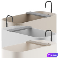 Baths by COCOON 3D Model Corona