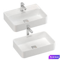 IDEAL STANDARD STRADA II washbasin set 01 3D Model Vray, Corona