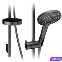 Faucets and shower systems Hansgrohe black set 168 3D Model Vray, Corona
