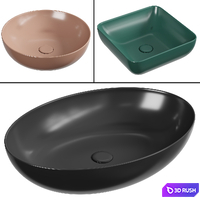 AeT Elite bowl washbasin 3D Model Corona