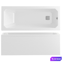Acrylic bathtub Triton Prague 3D Model Corona
