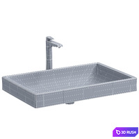 Sink TOTO NEOREST L4716E 3D Model Corona