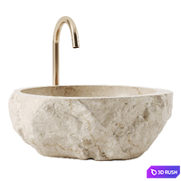 Stone sink 3D Model Corona