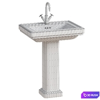Burlington Bathrooms RIVIERA 3D Model Vray