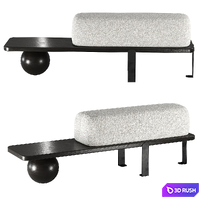 Osaka Bench by Valyou furniture 3D Model Corona