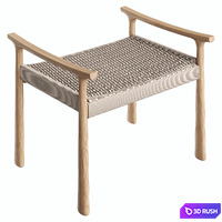 Tabouret Torii by Berfey 3D Model Corona