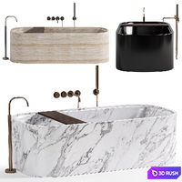 PB BATH Cocoon 3D Model Corona