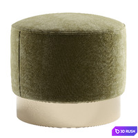 Joey ottoman 3D Model Corona