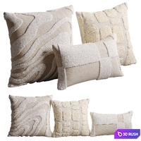 La Redoute pillow set 3D Model Corona
