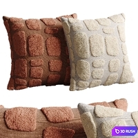 La Redoute pillow set 3D Model Corona