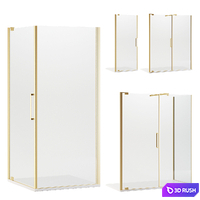 Shower cabins Disenia Slim 3D Model Corona