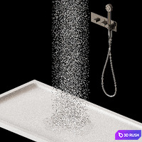 Cea Shower 3D Model Vray, Corona