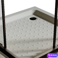 Shower stall 3D Model Corona