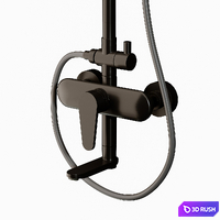 Shower stall 3D Model Corona