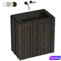 SALVATORI Ishiburo washbasin 3D Model Vray, Corona