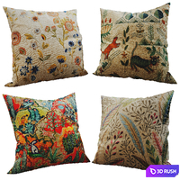 Decorative pillows set 270 3D Model Corona