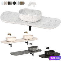 SALVATORI Anima set 03 3D Model Vray, Corona